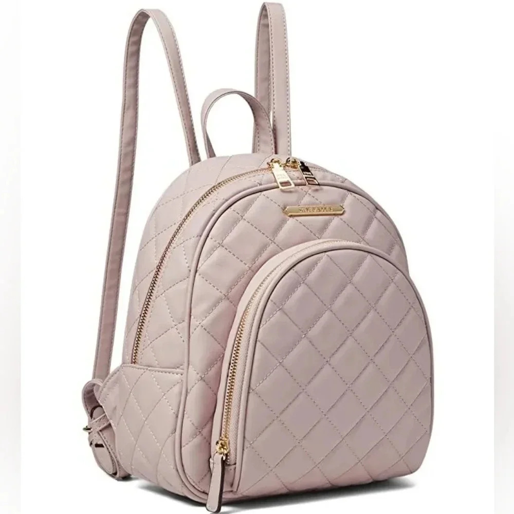 Steve‎ Madden Bjordan quilted backpack in clay